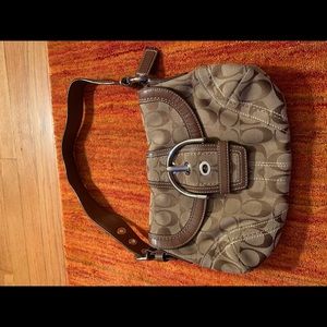 Signature coach purse